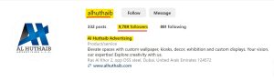 Alhuthaib instagram followers Increased