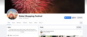 Dubai Shopping Festival Fb Account