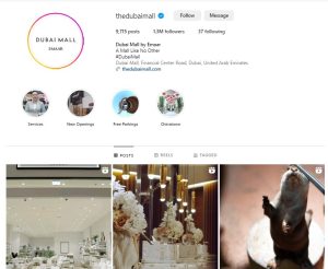 The Dubai Mall Social media account