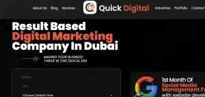 Quick Digitals website