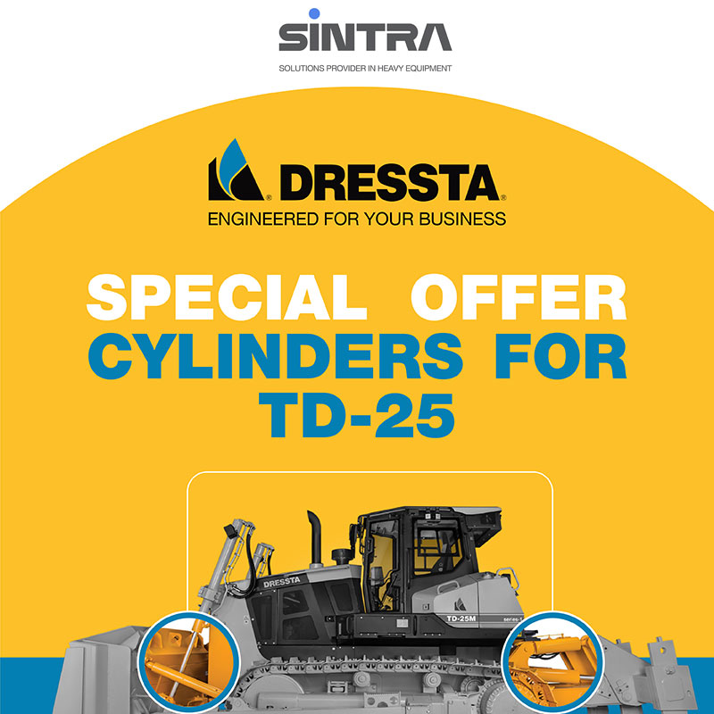 Extra 35% off on Dressta Hydraulic Cylinders