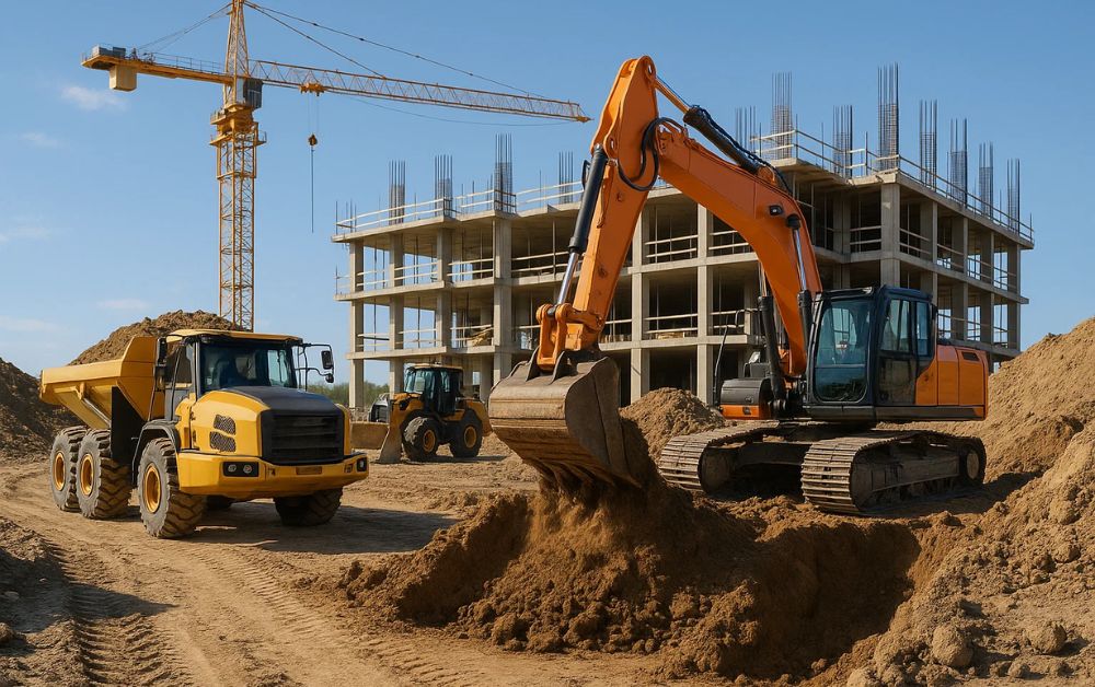 Comparing New vs. Used Heavy Equipment for Construction Projects in Dubai